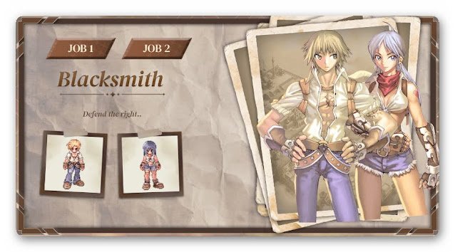 Class Blacksmith (Job 2) di Ragnarok Classic