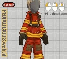 Gear Design Fire Suit Male Lost Saga